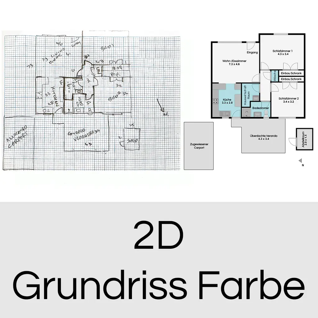 2D Floor Plans - Color