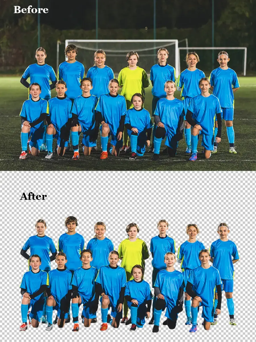 Sportbild-Freistellen