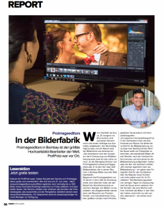 Bericht über ProImageEditors, Profifoto