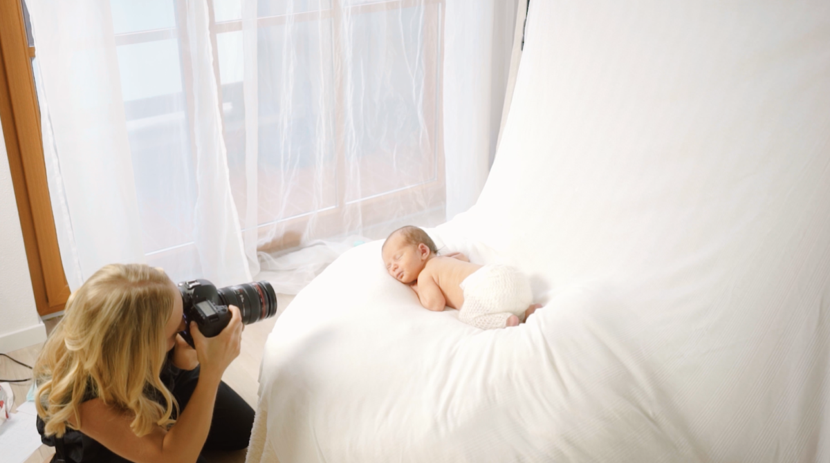 beanbag fotografie baby