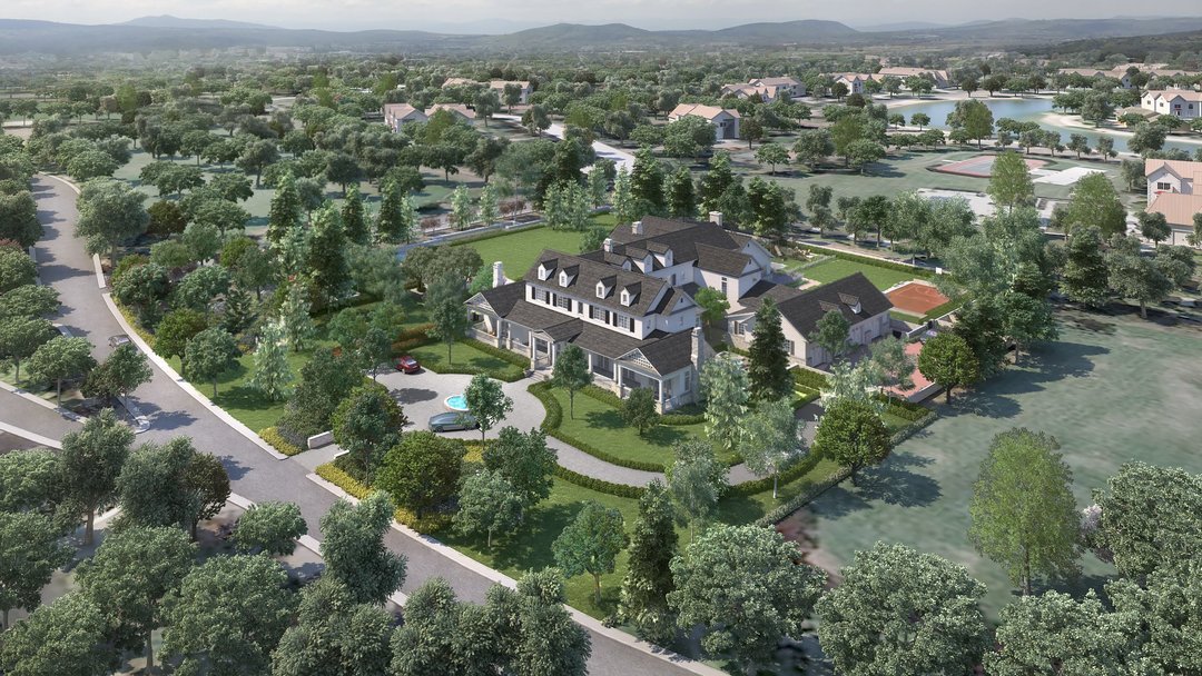 Luftbildrenderings